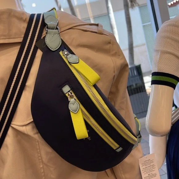 Kate Spade Chelsea Colorblock Belt Waist Bag Fanny PackBlazer Blue MultiNWT